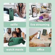 For Google Pixel 8 Pro Stereoscopic Holder Sliding Camshield Phone Case(Green)