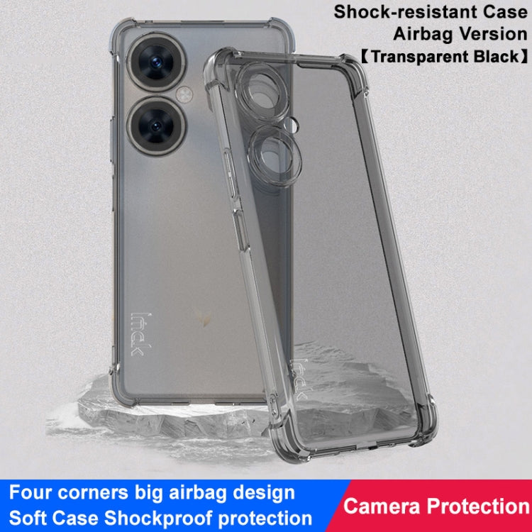 For Huawei nova 11i / maimang 20 5G imak Shockproof Airbag TPU Phone Case(Transparent Black)