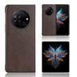 For Tecno Phantom V Fold Litchi Texture Back Cover Phone Case(Brown) - free shipping - PMC TechLife - Order now!