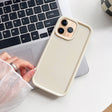 For iPhone 11 Pro Shockproof Frame Frosted TPU Phone Case(Beige) - free shipping - PMC TechLife - Order now!
