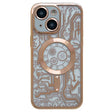 For iPhone 14 Plus Electroplated Circuit Board Pattern MagSafe Phone Case(Gold) - free shipping - PMC TechLife - Order now!