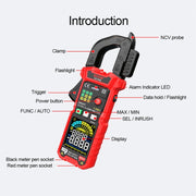 GVDA GD166B Digital Clamp Multimeter Supports DC