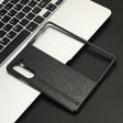 For Samsung Galaxy Z Fold5 Cow Pattern Sewing Back Cover Phone Case(Black) - free shipping - PMC TechLife - Order now!