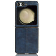 For Samsung Galaxy Z Flip5 Cow Pattern Sewing Back Cover Phone Case(Blue) - free shipping - PMC TechLife - Order now!