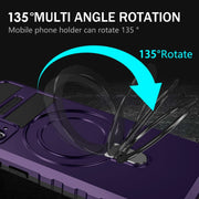 For Samsung Galaxy S20 FE MagSafe Magnetic Holder Phone Case(Purple)