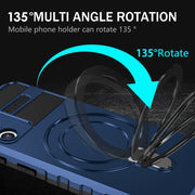 For Samsung Galaxy S21 5G MagSafe Magnetic Holder Phone Case(Blue)