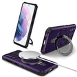 For Samsung Galaxy S21 5G MagSafe Magnetic Holder Phone Case(Purple) - free shipping - PMC TechLife - Order now!