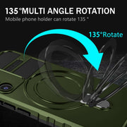 For Samsung Galaxy S22+ 5G MagSafe Magnetic Holder Phone Case(Green)