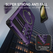 For Samsung Galaxy S23 Ultra 5G MagSafe Magnetic Holder Phone Case(Purple)