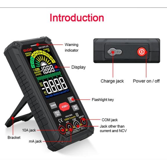 GVDA GD128PLUS Intelligent High Precision Automatic Digital Multimeter