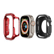For Apple Watch Ultra 49mm 2-in-1 PC Hybrid TPU Armor Watch Case(Red) - Watch Cases by PMC TechLife | Online Shopping South Africa | PMC TechLife