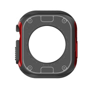 For Apple Watch Ultra 49mm 2-in-1 PC Hybrid TPU Armor Watch Case(Red)