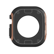 For Apple Watch Ultra 49mm 2-in-1 PC Hybrid TPU Armor Watch Case(Rose Gold)