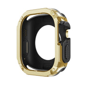 For Apple Watch Ultra 49mm 2-in-1 PC Hybrid TPU Armor Watch Case(Gold)