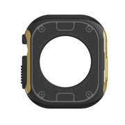 For Apple Watch Ultra 49mm 2-in-1 PC Hybrid TPU Armor Watch Case(Gold)