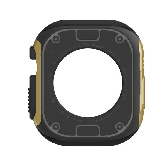 For Apple Watch Ultra 49mm 2-in-1 PC Hybrid TPU Armor Watch Case(Gold)
