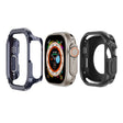 For Apple Watch Ultra 49mm 2-in-1 PC Hybrid TPU Armor Watch Case(Midnight Blue) - Watch Cases by PMC TechLife | Online Shopping South Africa | PMC TechLife