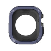 For Apple Watch Ultra 49mm 2-in-1 PC Hybrid TPU Armor Watch Case(Midnight Blue)