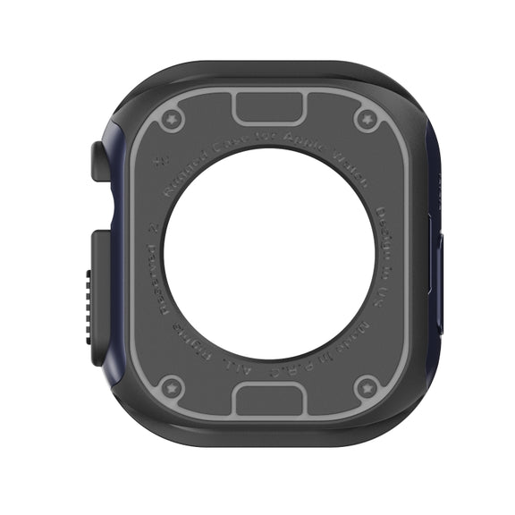 For Apple Watch Ultra 49mm 2-in-1 PC Hybrid TPU Armor Watch Case(Midnight Blue)