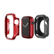 For Apple Watch Series 8 / 7 45mm 2-in-1 PC Hybrid TPU Armor Watch Case(Red) - Watch Cases by PMC TechLife | Online Shopping South Africa | PMC TechLife