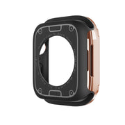 For Apple Watch Series 8 / 7 45mm 2-in-1 PC Hybrid TPU Armor Watch Case(Rose Gold)