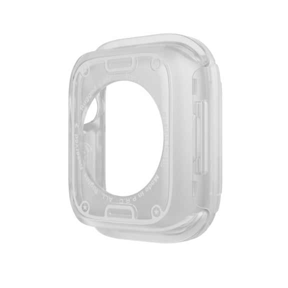 For Apple Watch Series 8 / 7 45mm 2-in-1 PC Hybrid TPU Armor Watch Case(Transparent)
