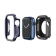 For Apple Watch Series 8 / 7 45mm 2-in-1 PC Hybrid TPU Armor Watch Case(Midnight Blue) - Watch Cases by PMC TechLife | Online Shopping South Africa | PMC TechLife
