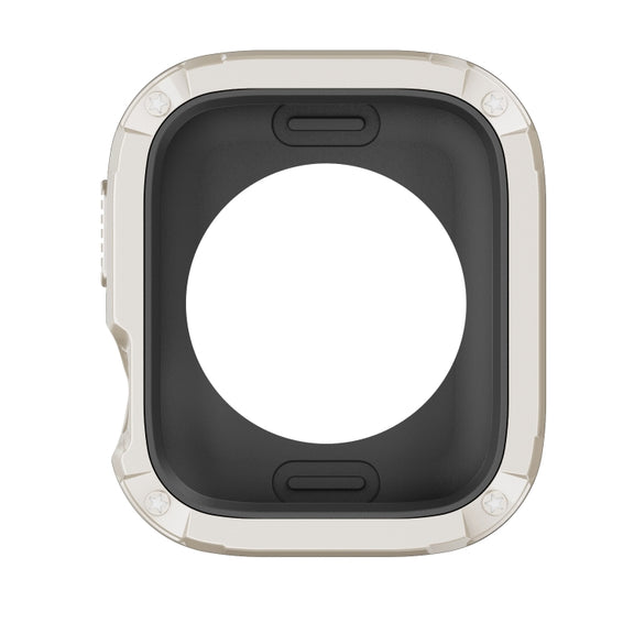 For Apple Watch Series 8 / 7 45mm 2-in-1 PC Hybrid TPU Armor Watch Case(Starlight)