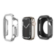 For Apple Watch Series 8 / 7 45mm 2-in-1 PC Hybrid TPU Armor Watch Case(Silver Gray) - Watch Cases by PMC TechLife | Online Shopping South Africa | PMC TechLife