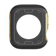 For Apple Watch Series 8 / 7 41mm 2-in-1 PC Hybrid TPU Armor Watch Case(Gold)