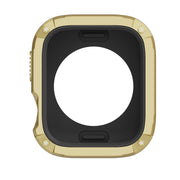 For Apple Watch Series 6 / 5 / 4 / SE 44mm 2-in-1 PC Hybrid TPU Armor Watch Case(Gold)