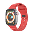 For Apple Watch 6 44mm Dot Texture Fluororubber Watch Band(Red) - Watch Bands by PMC TechLife | Online Shopping South Africa | PMC TechLife