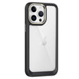 For iPhone 12 Pro Carbon Fiber Transparent Back Panel Phone Case(Black + Transparent) - free shipping - PMC TechLife - Order now!