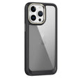 For iPhone 12 Pro Max Carbon Fiber Transparent Back Panel Phone Case(Black + Transparent Black) - free shipping - PMC TechLife - Order now!