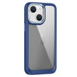 For iPhone 13 Carbon Fiber Transparent Back Panel Phone Case(Blue) - free shipping - PMC TechLife - Order now!