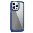 For iPhone 14 Pro Carbon Fiber Transparent Back Panel Phone Case(Blue) - free shipping - PMC TechLife - Order now!