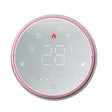 BHT-6001GCLW 95-240V AC 5A Smart Round Thermostat Boiler Heating LED Thermostat With WiFi(White) - Thermostat & Thermometer by PMC TechLife | Online Shopping South Africa | PMC TechLife