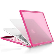 For MacBook Air 13.6 inch A2681 2022 Translucent Laptop Protective Case(Rose Red)