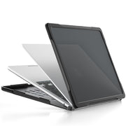 For MacBook Air 13.6 inch A2681 2022 Translucent Laptop Protective Case(Transparent Black)