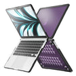 For MacBook Air 13.6 inch A2681 2022 / M3 2024 A3113 / M4 2025 A3240 Translucent Laptop Protective Case(Purple) - free shipping - PMC TechLife - Order now!