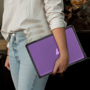 For MacBook Air 13.6 inch A2681 2022 / M3 2024 A3113 / M4 2025 A3240 Translucent Laptop Protective Case(Purple)