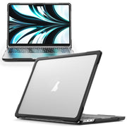 For MacBook Air 13.6 inch A2681 2022 Translucent Laptop Protective Case(Transparent)
