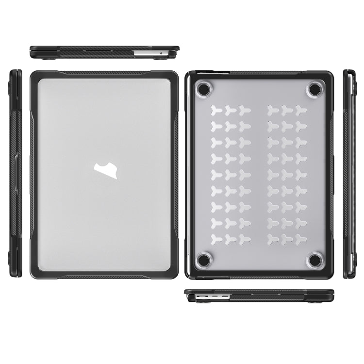 For MacBook Air 13.6 inch A2681 2022 Translucent Laptop Protective Case(Transparent)