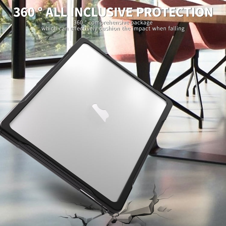 For MacBook Air 13.6 inch A2681 2022 Translucent Laptop Protective Case(Transparent)