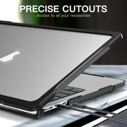 For MacBook Air 13.6 inch A2681 2022 Translucent Laptop Protective Case(Transparent)