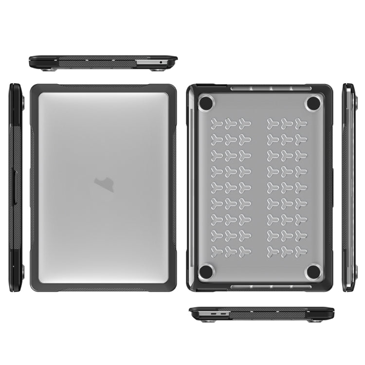 For MacBook Pro 13.3 inch A2338 Translucent Laptop Protective Case(Transparent)