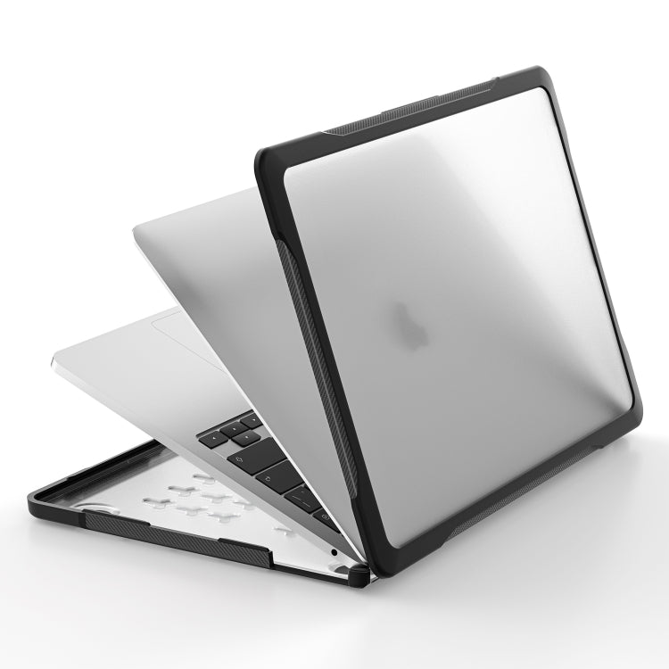 For MacBook Pro 13.3 inch A2338 Translucent Laptop Protective Case(Transparent)