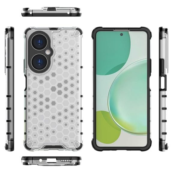 For Huawei nova 11i Shockproof Honeycomb PC + TPU Phone Case(White)