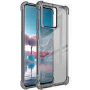For Motorola Edge 40 Neo imak Shockproof Airbag TPU Phone Case(Transparent Black)