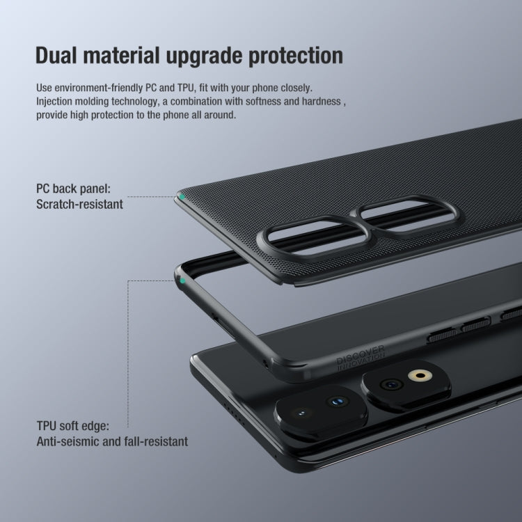 For Honor 90 Pro NILLKIN Frosted Shield Pro PC + TPU Phone Case(Green)